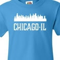 thumbnail image 4 of Inktastic Chicago Illinois Skyline IL Cities Youth T-Shirt, 4 of 5