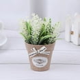 thumbnail image 1 of Artificial Plant Decorative Flowers Fake Flowers Mini Potted Bonsai Green Plant, 1 of 7