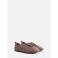 thumbnail image 3 of Scenario Women's Bungee Lace Faux Suede Sneakers, 3 of 7