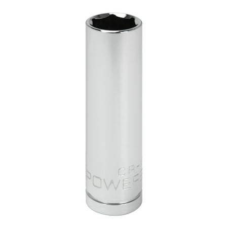 

Powerbuilt 3/8 Inch Drive x 13 MM 6 Point Deep Socket - 641213