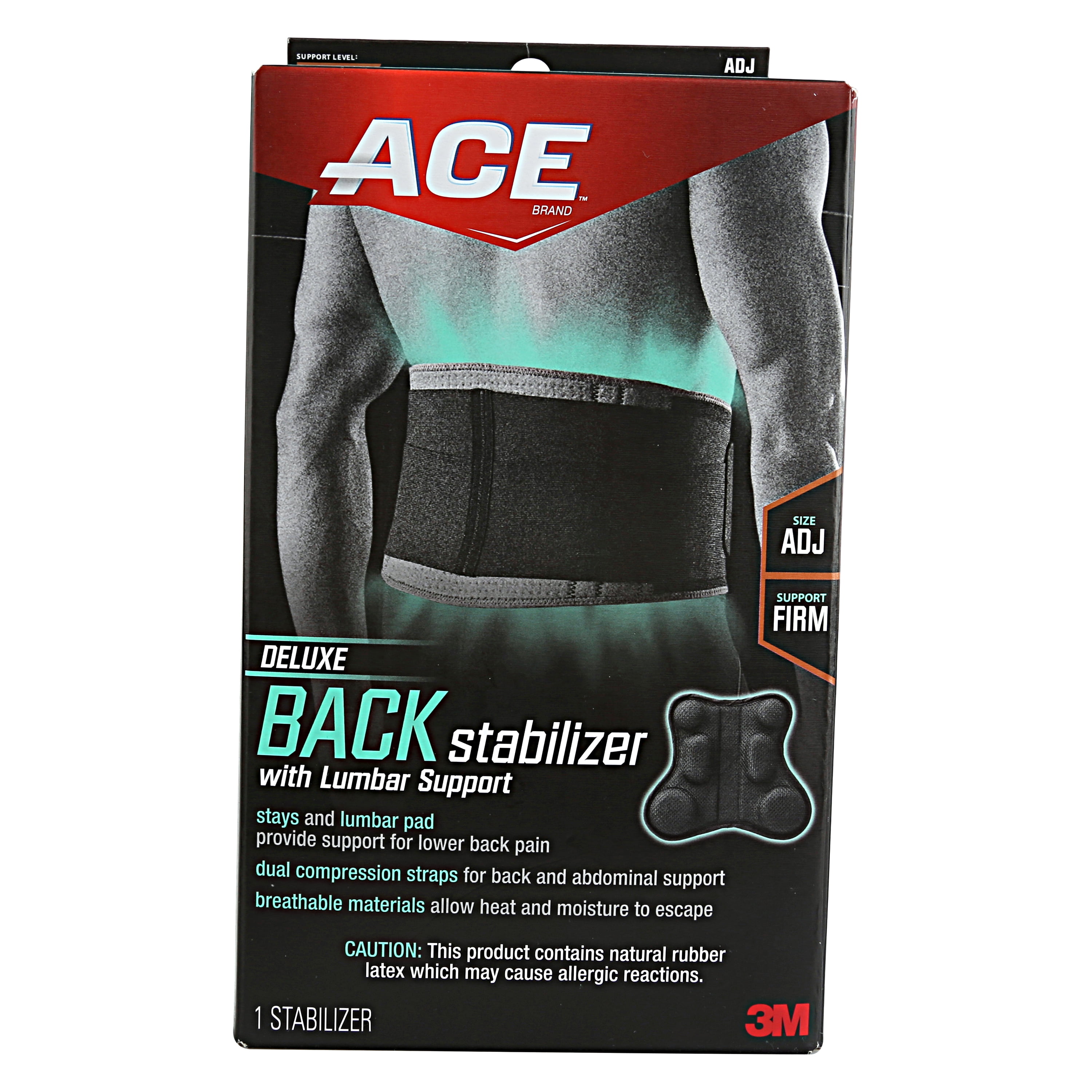 3M ACE Deluxe Back Stabilizer with Lumbar Support
