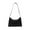 Black, variant on JeashCHAT Shoulder Bags for Women, Tote Handbag with Zipper Closure, Leather Underarm Purse, Fashion Purses and Handbags for Ladies (Black)