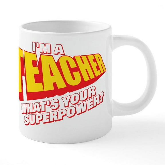CafePress - I'm A Teacher - 20 Oz White Ceramic Mega Mug