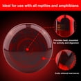 thumbnail image 5 of AIICIOO Reptile Red Heat Lamp Infrared Spotlight Reptile Amphibious 2 Pack 50W, 5 of 7