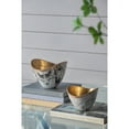 thumbnail image 6 of A&B Home Set of 2 Aluminum Bowl with Black and White Marble Pattern, 6 of 7