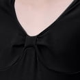 thumbnail image 5 of Girls Short Sleeve Dance Leotard with Front Bow Detail,Cute Ballet Bodysuit, 5 of 7