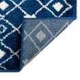 thumbnail image 5 of Unique Loom Tribal Trellis Collection Area Rug - Alaoui (7' 10" x 10' Oval Navy Blue/Ivory), 5 of 11