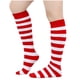 thumbnail image 1 of Calcetines de invierno cálidos a rayas hasta la pantorrilla y hasta la rodilla para mujer y hombre, calcetines universales hasta la pantorrilla, calcetines de algodón para mujer., 1 of 2