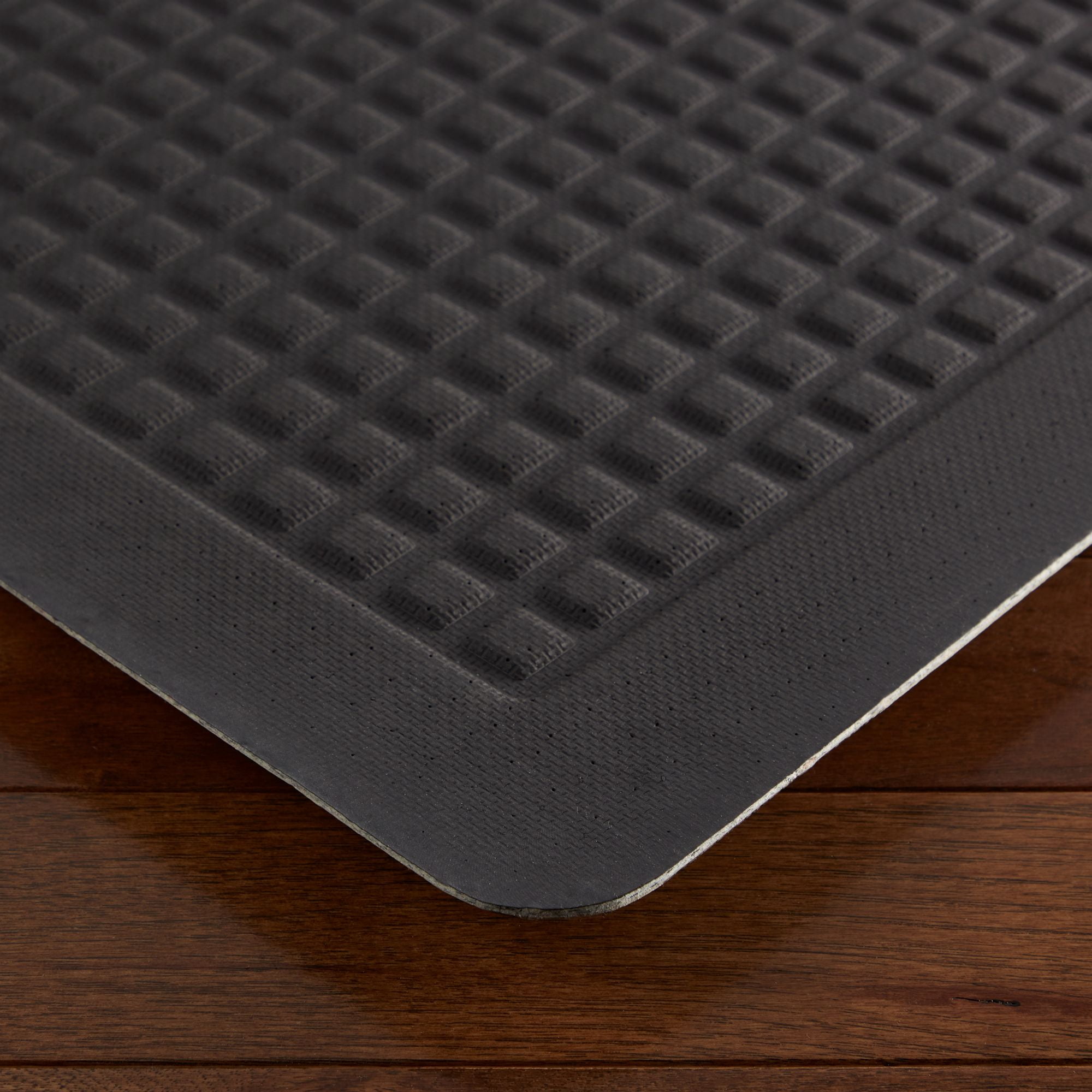 Emeril Lagasse Comfort Air Textured Kitchen Mat, Grey, 19.6"x39"