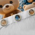 thumbnail image 4 of Manfei Cute Cartoon Bear Curtains Pack of 2 (42x84 Each),Kawaii Christmas Gifts Curtains Blackout,Happy New Year Bedroom Curtains For Girls,Luxury Bedroom Decor, 4 of 6