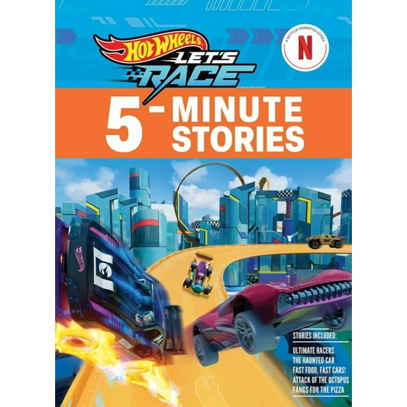 Hot Wheels Let's Race: 5-Minute Stories (Hardcover)