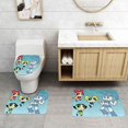 thumbnail image 2 of Mi Vida como Robot Adolescente Juego de 3 alfombras de baño de coral fleece: tapete de baño + alfombra de inodoro en forma de U + funda de tapa de inodoro en forma de O, 2 of 6