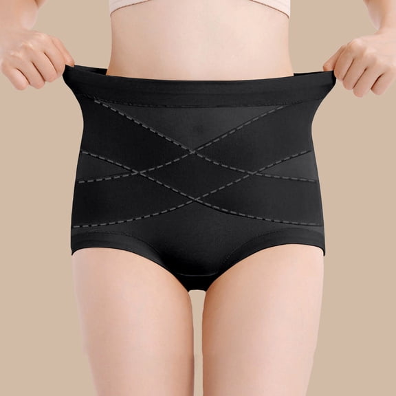 CHENHANN Women's High Waist Shaping Briefs Firming Full Coverage Underwear XXL