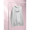 thumbnail image 3 of Always A Reason To Smile Hoodie Women -Image by Shutterstock, Female XX-Large, 3 of 4