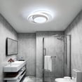 thumbnail image 4 of Lámpara de techo LED redonda de 32 W, moderna, ideal para pasillo, dormitorio, baño, cocina y salón, blanco frío, 27 cm de largo., 4 of 5