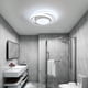 thumbnail image 4 of Lámpara de techo LED redonda de 32 W, moderna, ideal para pasillo, dormitorio, baño, cocina y salón, blanco frío, 27 cm de largo., 4 of 5
