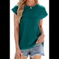 thumbnail image 2 of Camisetas de Entrenamiento de Verano para Mujer, Verde Oscuro, XXL, 2 of 10