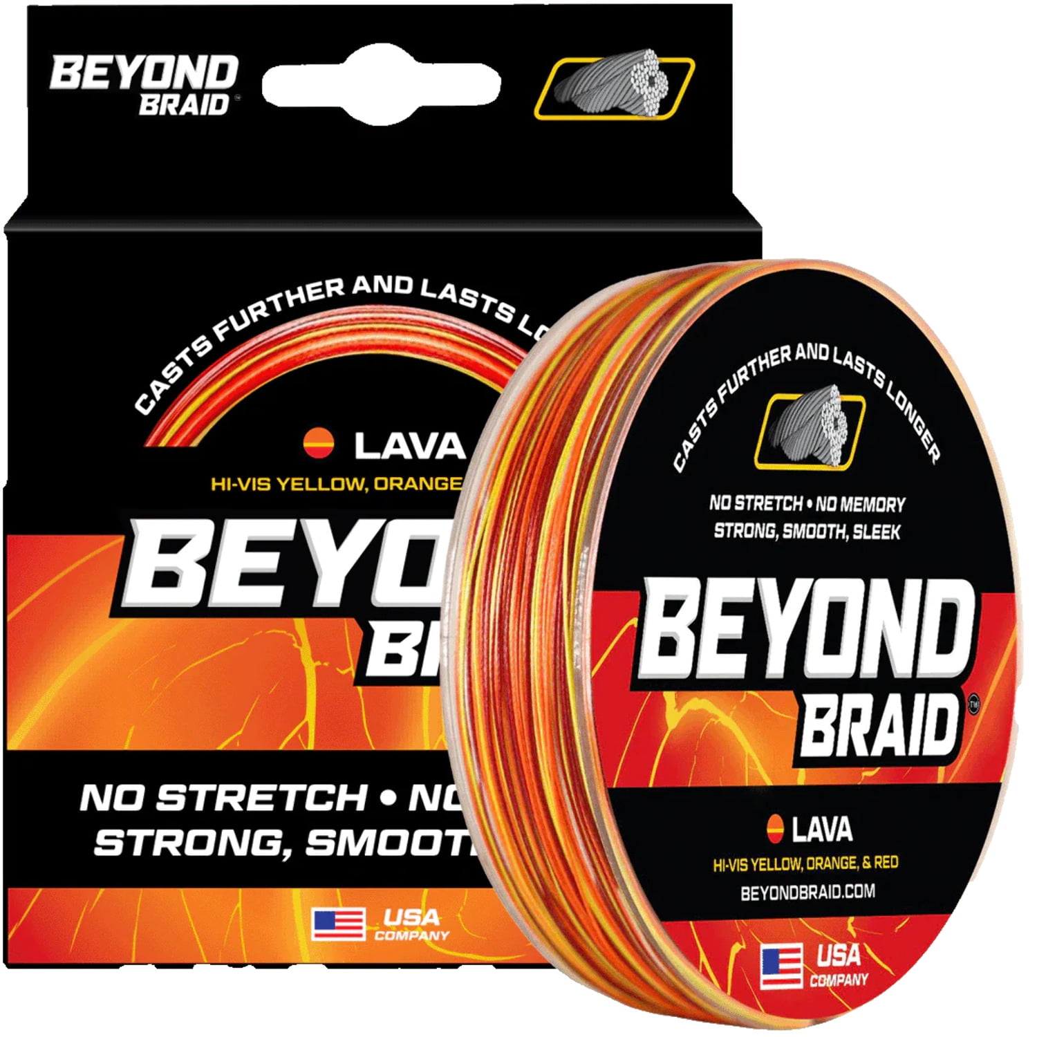 Beyond Braid Optic Orange 8X 300 Yards 30LB 