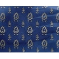 thumbnail image 4 of oneOone Georgette Viscose Fabric Leaves & Floral Block Printed Fabric 1 Yard 42 Inch Wide, 4 of 4