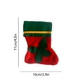 thumbnail image 4 of Yhmxh Christmas Silverware Holders, Santa Socks Pocket Tableware Holder, Christmas Tableware Holder Flatware Non Woven Fabrics Knife Fork Bags Cutlery Organizers for Dinner Table Xmas Party Decor, 4 of 7