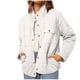 thumbnail image 1 of Parkas de manga larga para mujer, color liso, cuello alto, manga larga, chaqueta acolchada informal, abrigo para mujer, 1 of 4