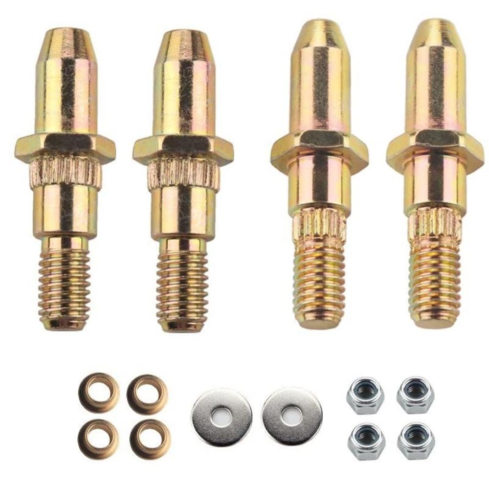 YOMTOVM Door Hinge Pins Pin Bushing Kit Repair 2 Hinges Compatible with