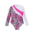 thumbnail image 4 of iEFiEL Kids Girls Long Sleeve Gymnastics Dance Yoga Leotard Biketard Unitard,Sizes 4-14, 4 of 7