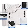 thumbnail image 2 of Mattress Bags for Moving and Storage with 8 Handles - Mattress Cover for Moving - Heavy Duty, Strong Zipper Closure, Moving Supplies & Moving Bag - Semi-Transparent, Cali King, 2 of 4