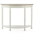 thumbnail image 3 of Pemberly Row Console Table in Antique White and Natural, 3 of 4