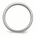 thumbnail image 2 of Titanium Sterling Silver Inlay 8mm Brushed Band Ring 7.5 Size, 2 of 6