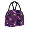 thumbnail image 2 of YFYANG Portable Waterproof Insulated Lunch Bag, Abstract Rose Pattern Reusable Cooler Bag / Picnic Bag for Adults Teens, 2 of 9