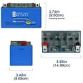 thumbnail image 2 of 12V 8.6AH 190CCA GEL Battery for YAMAHA CP250 2006-2008 Morphous, 2 of 13