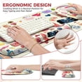 thumbnail image 4 of Juego de alfombrillas de escritorio grandes iCasso con reposamuñecas ergonómico, 4 of 8
