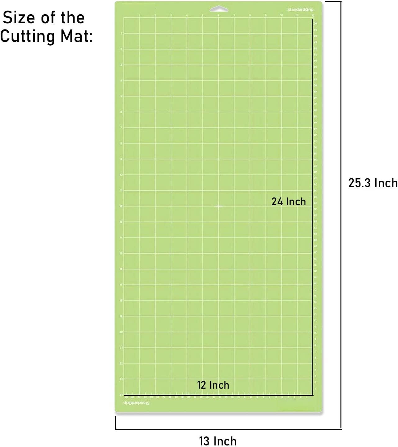 4pcs 12x24" Cutting Mat for Cricut Maker/Explore Air 2/ Air/One Replacement Cutting Mat StandardGrip LightGrip StrongGrip FabricGrip Adhesive Cutting Mats for Cricut and Silhouette Cameo