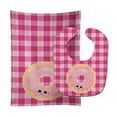 thumbnail image 1 of Carolines Treasures BB7048STBU Donut Face Baby Bib & Burp Cloth, 1 of 1