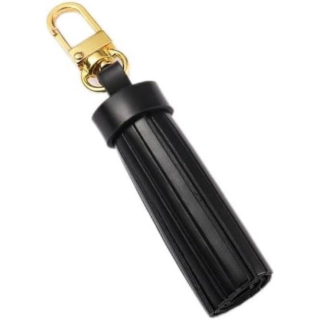 Real Leather Tassel Key Chain Bag Charm Key Holder Handbag Accessories Ornament