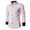 Pink, variant on VSSSJ Men's Long Sleeve Dress Shirt Slim Fit Lapel Collar Casual Button Down Shirts Business Formal Shirt Black L