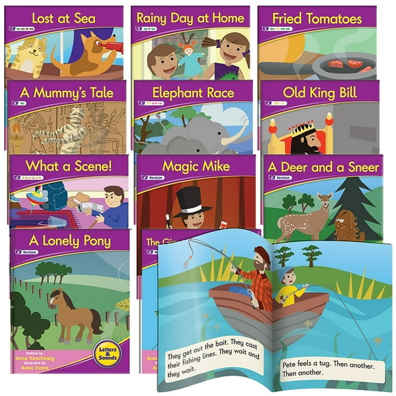 Junior Learning Vowel Sounds Readers - Fiction Learning Set