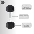 thumbnail image 2 of Pesas Mancuernas Pesadas Hexagonales de Acero Grandes para Ejercicio en Casa y Gym | Set de 2 Pesas de 5 a 25 libras UCAN | 2.2 a 11.3 kilogramos (20 lb - 9 Kg), 2 of 9