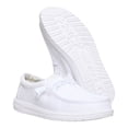 thumbnail image 5 of HEYDUDE Men Wally Stretch Canvas Slip-On Moccasins White/White, 11, 5 of 7
