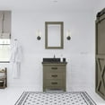 thumbnail image 2 of Water Creation Aberdeen 30" Wood Single Bathroom Vanity in Grizzle Gray & Bronze, 2 of 6