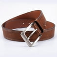 thumbnail image 4 of keepw Ceinture Douce pour Hommes Texture Tendance avec Style Soigné, Résistante à l'Usure, Tressée, Café 120cm, 4 of 6