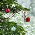 thumbnail image 2 of Prep Your Home for The Holiday Matoen 2024 Christmas Tree Hanging Decorations Cute Sheep Decorative Gift for Family Christmas Ornament, 2 of 4