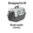 thumbnail image 3 of MidWest Homes For Pets, QuietTime Fleece Plastic Carrier Bolster Bed, Small Dogs, Fits 27 inch Crate, 3 of 6