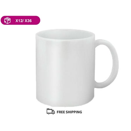 

SketchLab Pearl white mugs for sublimation 11 oz (box of 12 and 36 units) Creating Custom Coffee Mugs heat Press Sublimation Mug Infusible Blank with Sublimation Ink.