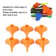 thumbnail image 4 of Protector De Paletas De Flecha, Funda Protectora Universal Ligera Para Flechas, De Plástico, Portátil, A Prueba De Polvo, 6 Piezas Para Tiro Con Arco Para Flechas De Arco Recurvo, 4 of 7