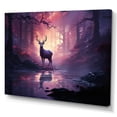thumbnail image 2 of Designart "Deer Mist II" Animals Wall Decor, 2 of 5