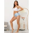 thumbnail image 5 of Unique Bargains Women's Tummy Control Breathable Hipster Underwear Panties S Light Blue, 5 of 6