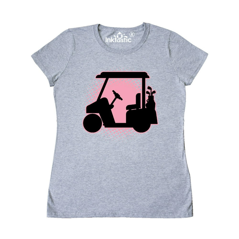INKtastic Inktastic Golfing Girls Golf Cart Adult Women's TShirt