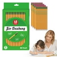 thumbnail image 2 of 48 Pack Pencils #2, Sharpened Pencils #2, Number 2 Pencils for Writing, Drawing and Sketching, Pre Sharpened Pencils #2, Wood-Cased, #2 HB, Office Supplies, Classroom Must Haves, 2 of 5
